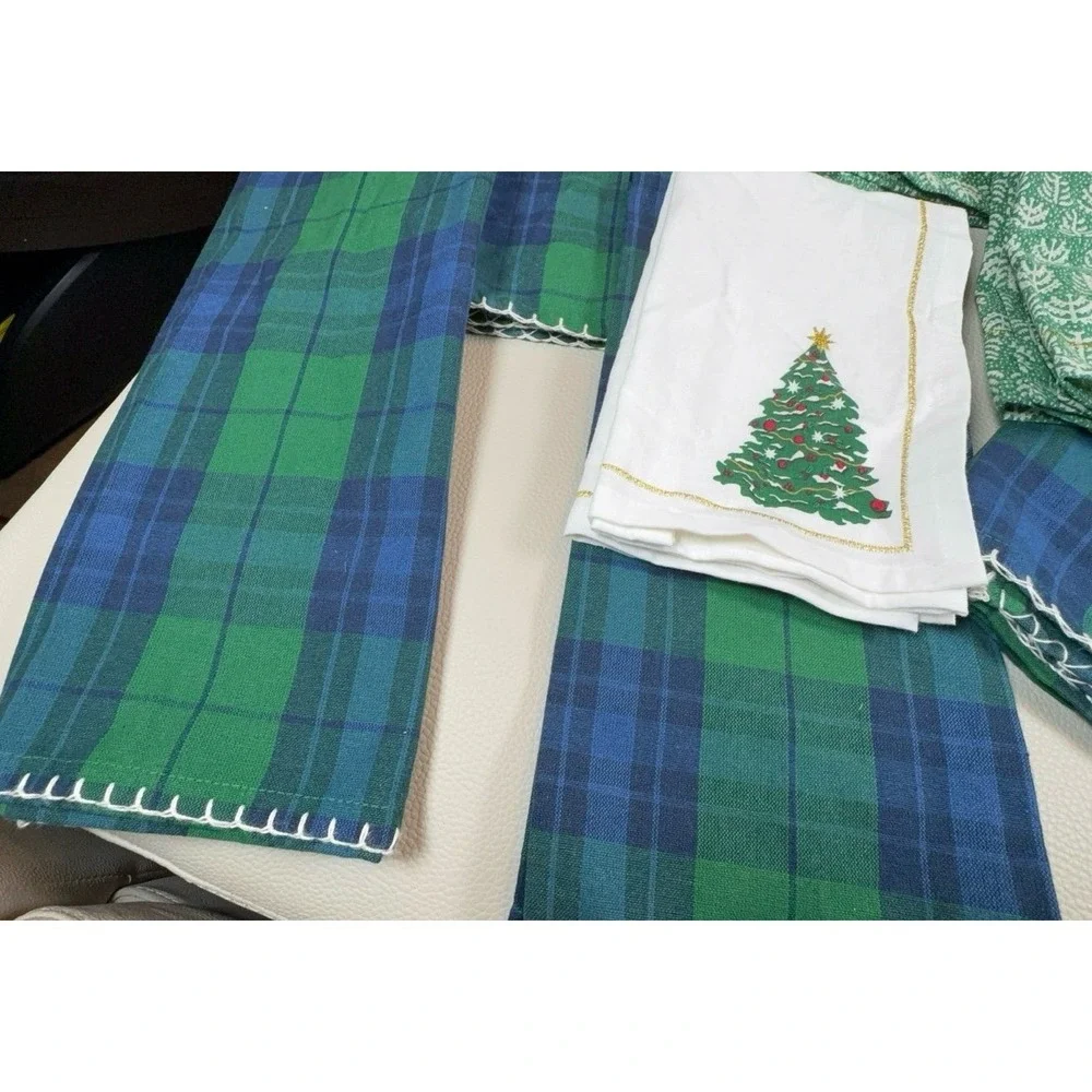 Holiday Christmas Threshold Target dish towels & cloth napkins BUNDLE NWOT